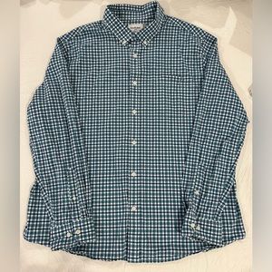 Mens Goodfellow & Co. Blue and Green Plaid Shirt